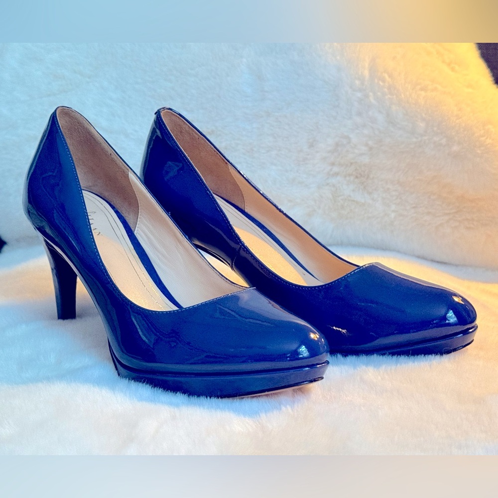 2/$30  Nike Air - Cobalt Blue Patent Leather